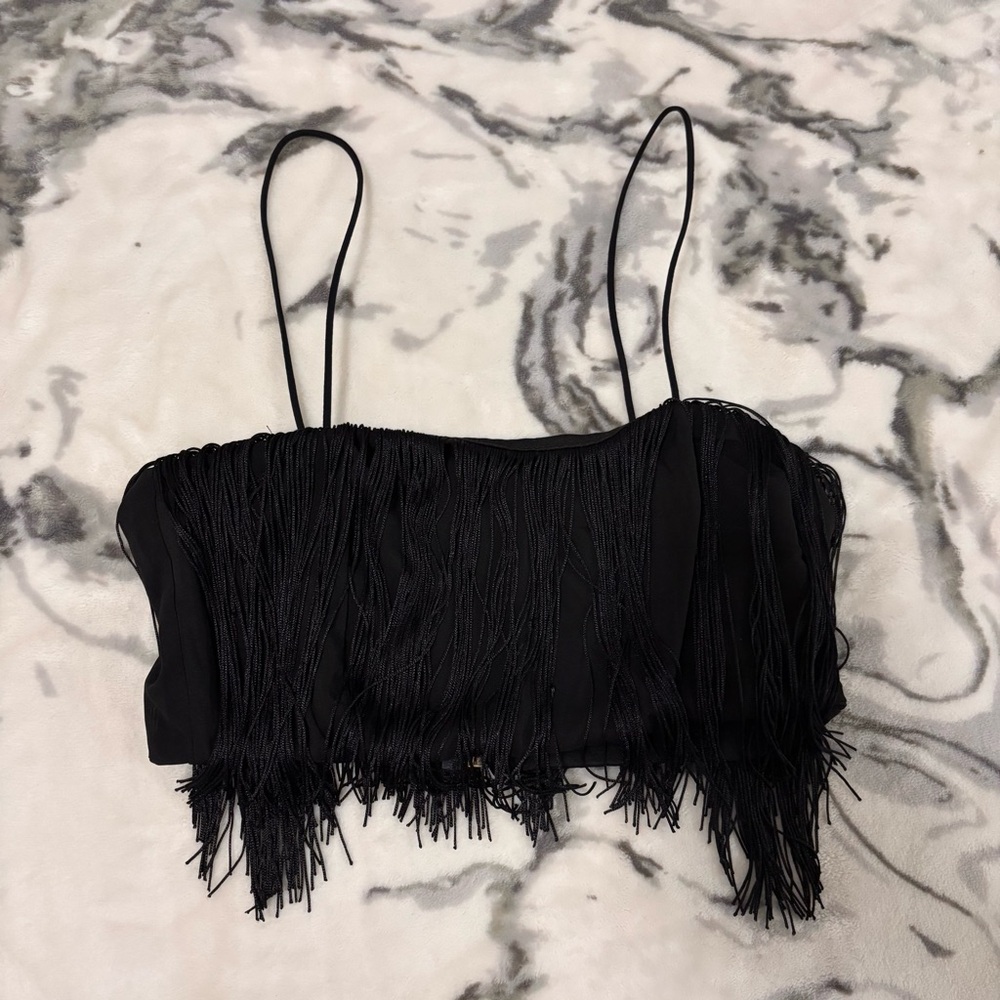 🐻‍❄️FRINGE BRA/SKIRT SET